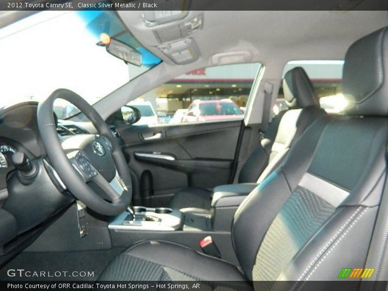 Classic Silver Metallic / Black 2012 Toyota Camry SE