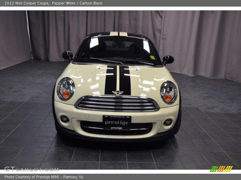Pepper White / Carbon Black 2013 Mini Cooper Coupe