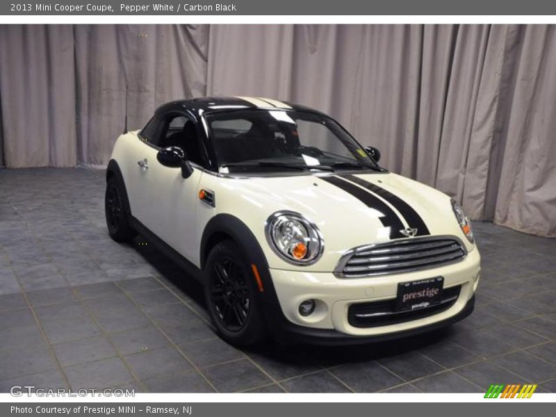 Pepper White / Carbon Black 2013 Mini Cooper Coupe