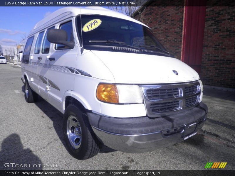Front 3/4 View of 1999 Ram Van 1500 Passenger Conversion