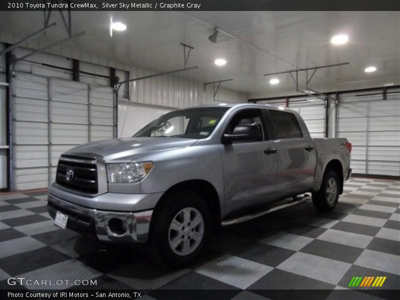 Silver Sky Metallic / Graphite Gray 2010 Toyota Tundra CrewMax