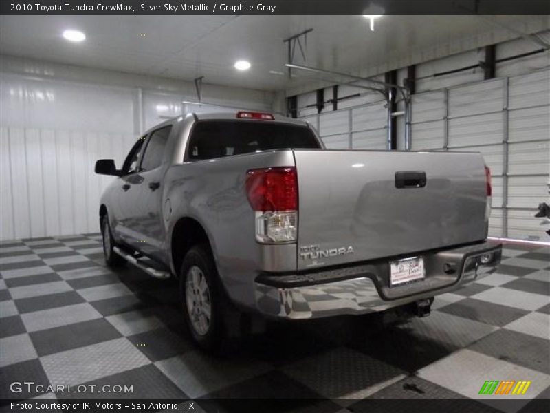 Silver Sky Metallic / Graphite Gray 2010 Toyota Tundra CrewMax