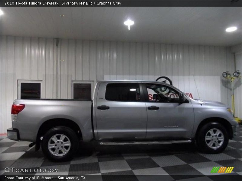 Silver Sky Metallic / Graphite Gray 2010 Toyota Tundra CrewMax