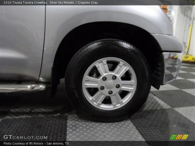Silver Sky Metallic / Graphite Gray 2010 Toyota Tundra CrewMax