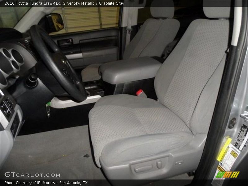 Silver Sky Metallic / Graphite Gray 2010 Toyota Tundra CrewMax