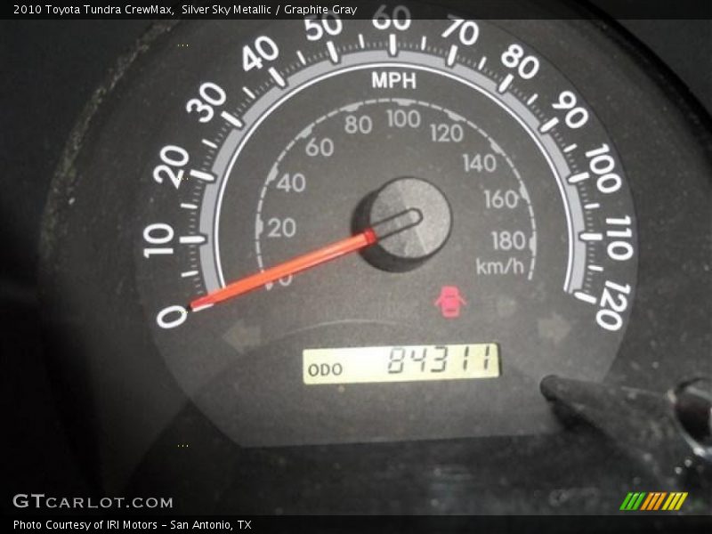 Silver Sky Metallic / Graphite Gray 2010 Toyota Tundra CrewMax