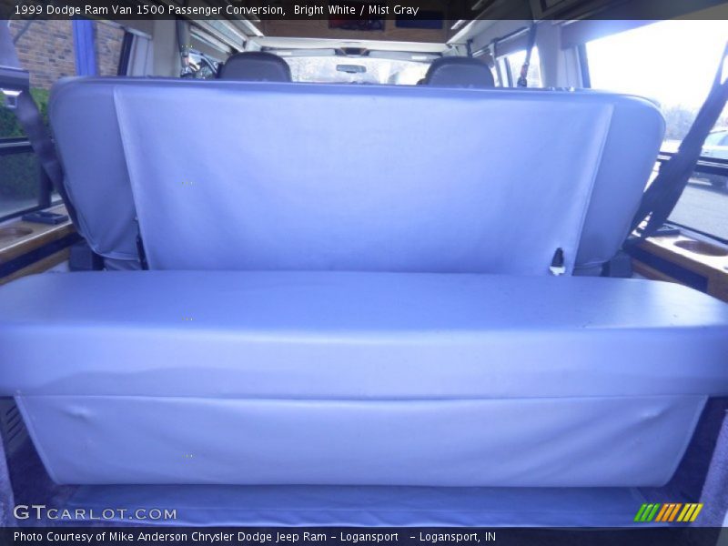 Bright White / Mist Gray 1999 Dodge Ram Van 1500 Passenger Conversion