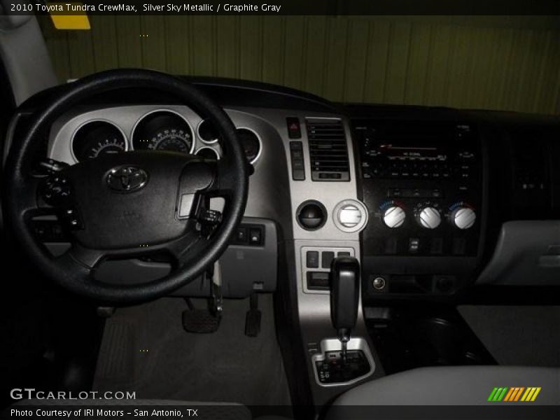 Silver Sky Metallic / Graphite Gray 2010 Toyota Tundra CrewMax