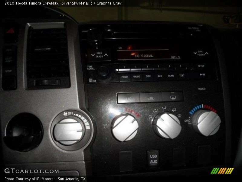 Silver Sky Metallic / Graphite Gray 2010 Toyota Tundra CrewMax