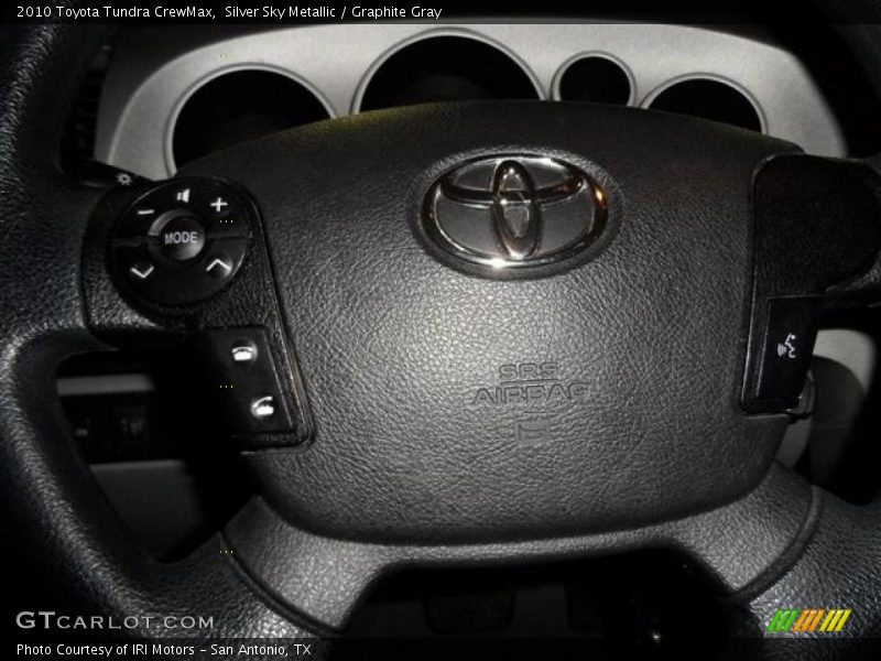 Silver Sky Metallic / Graphite Gray 2010 Toyota Tundra CrewMax