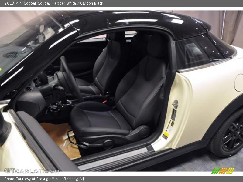 Pepper White / Carbon Black 2013 Mini Cooper Coupe