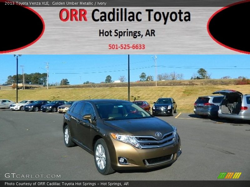 Golden Umber Metallic / Ivory 2013 Toyota Venza XLE