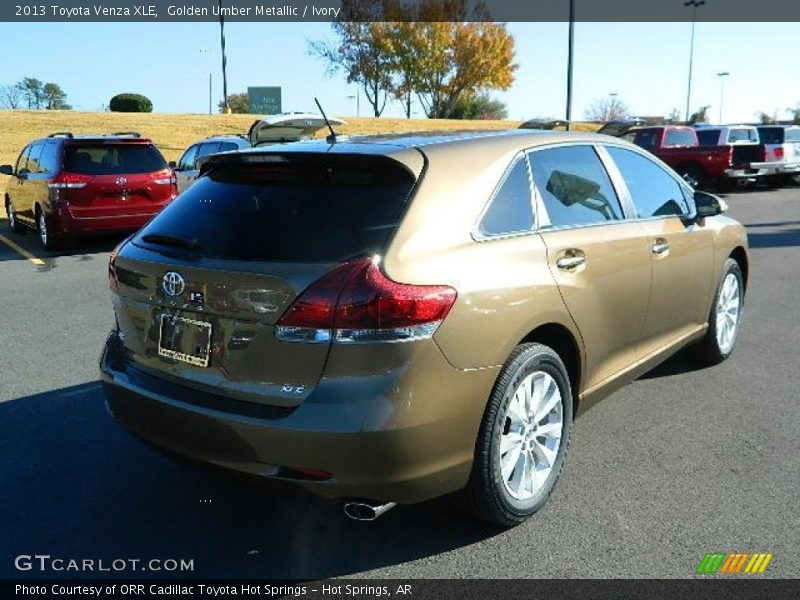 Golden Umber Metallic / Ivory 2013 Toyota Venza XLE