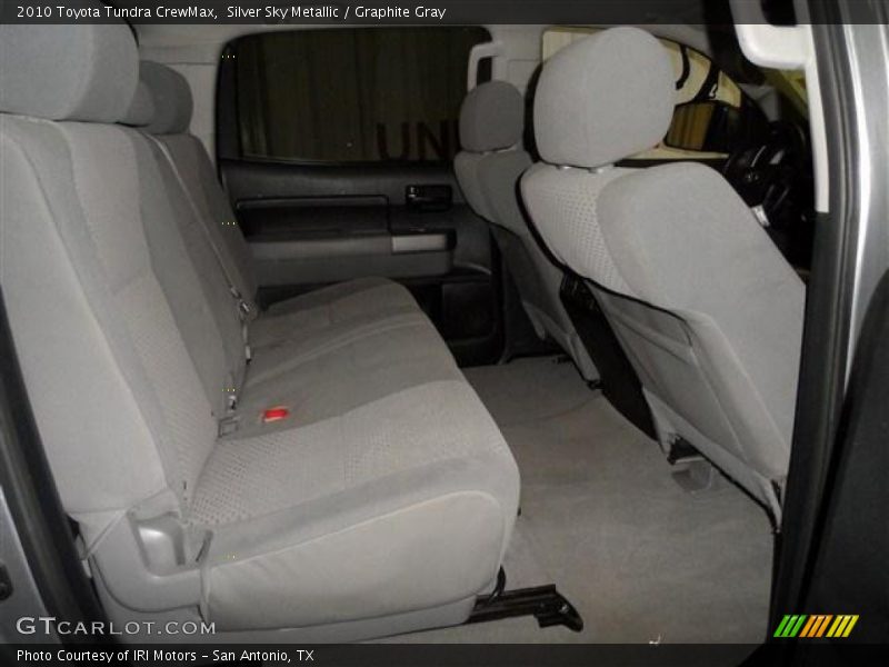 Silver Sky Metallic / Graphite Gray 2010 Toyota Tundra CrewMax