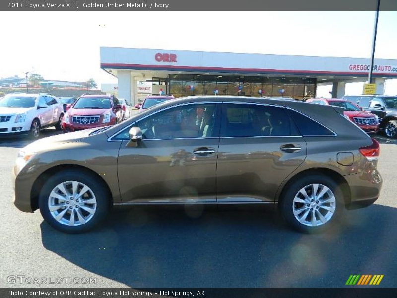 Golden Umber Metallic / Ivory 2013 Toyota Venza XLE