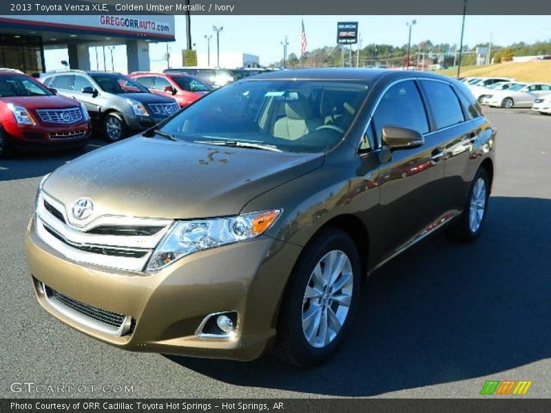 Golden Umber Metallic / Ivory 2013 Toyota Venza XLE