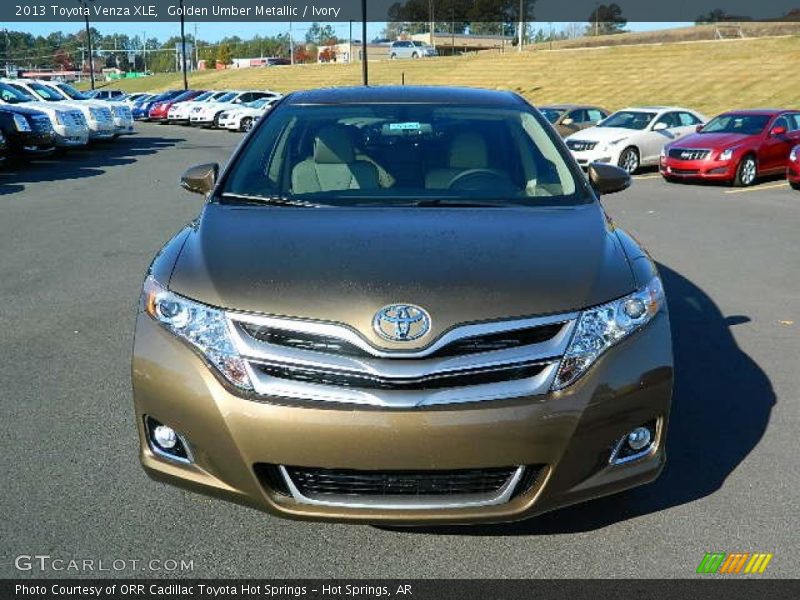 Golden Umber Metallic / Ivory 2013 Toyota Venza XLE