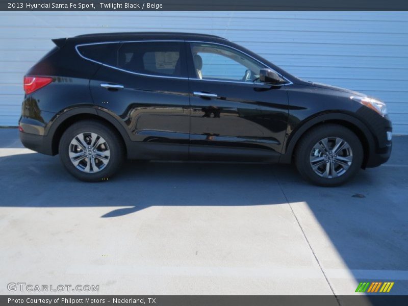 Twilight Black / Beige 2013 Hyundai Santa Fe Sport