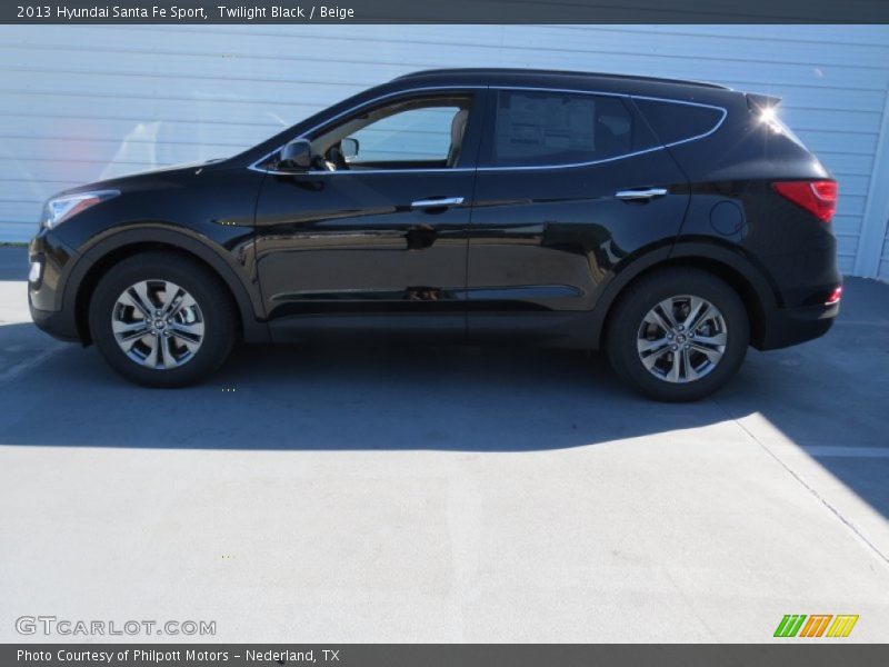Twilight Black / Beige 2013 Hyundai Santa Fe Sport