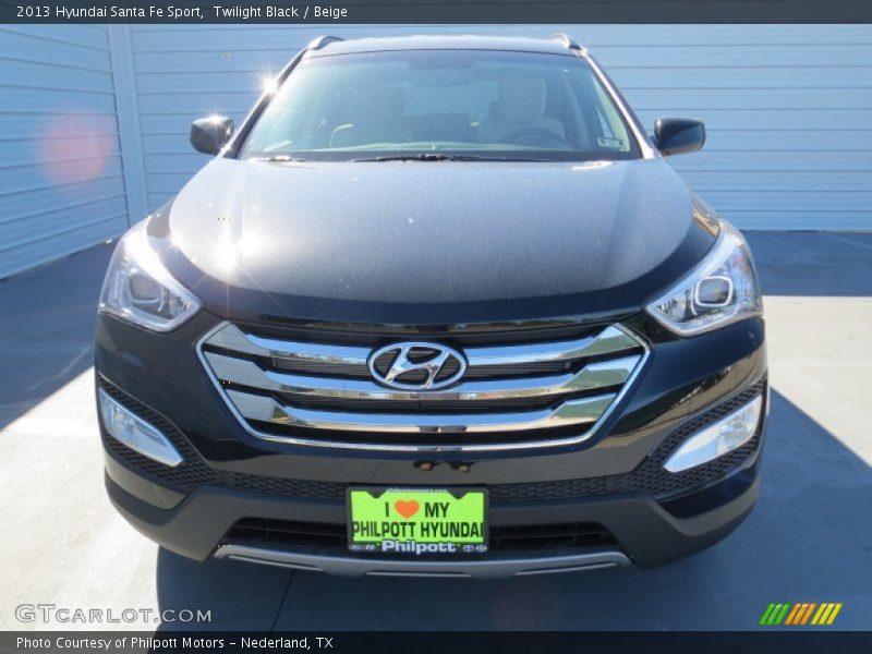 Twilight Black / Beige 2013 Hyundai Santa Fe Sport