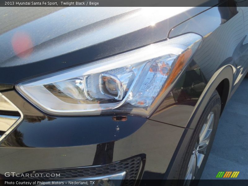 Twilight Black / Beige 2013 Hyundai Santa Fe Sport