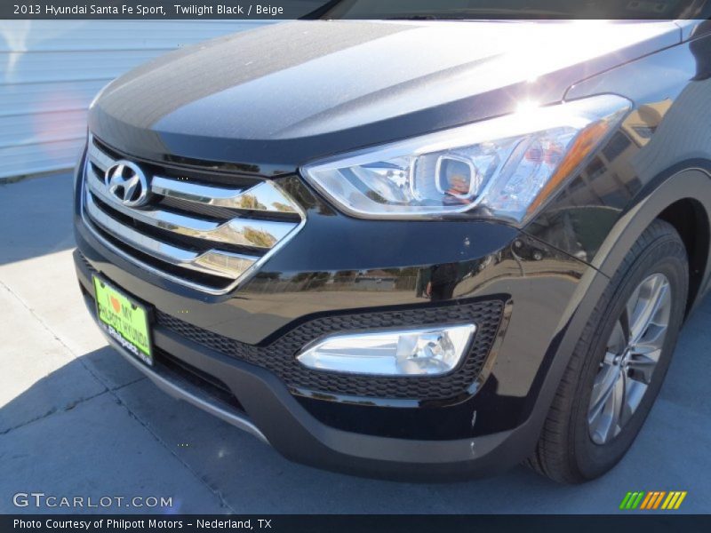 Twilight Black / Beige 2013 Hyundai Santa Fe Sport