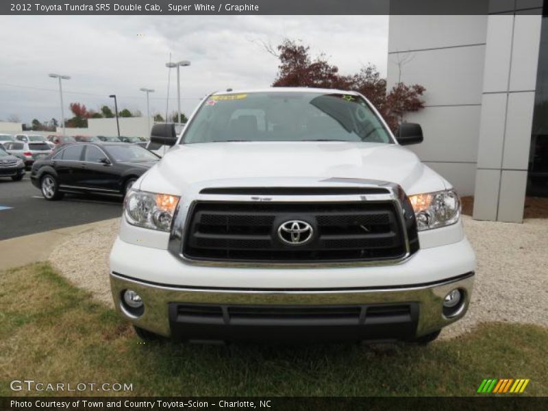 Super White / Graphite 2012 Toyota Tundra SR5 Double Cab