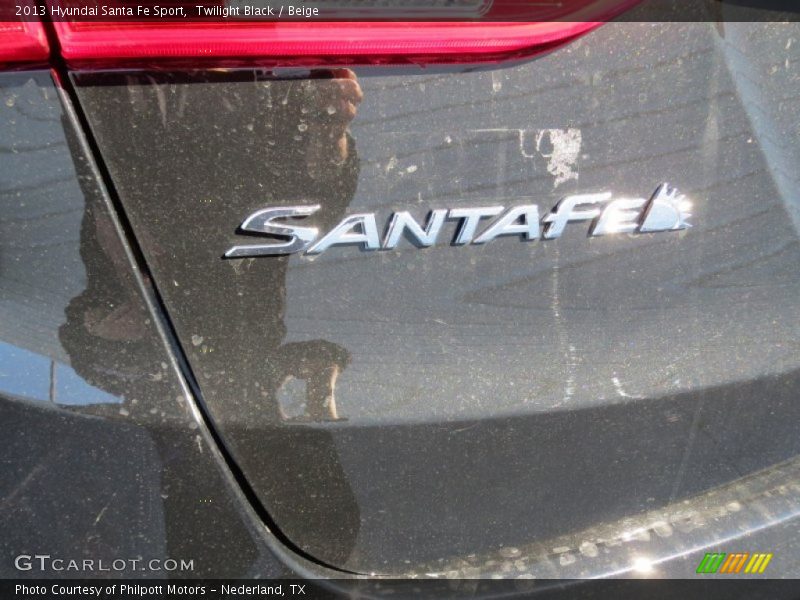 Twilight Black / Beige 2013 Hyundai Santa Fe Sport