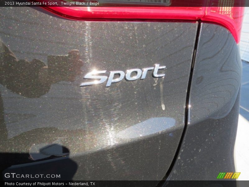 Twilight Black / Beige 2013 Hyundai Santa Fe Sport