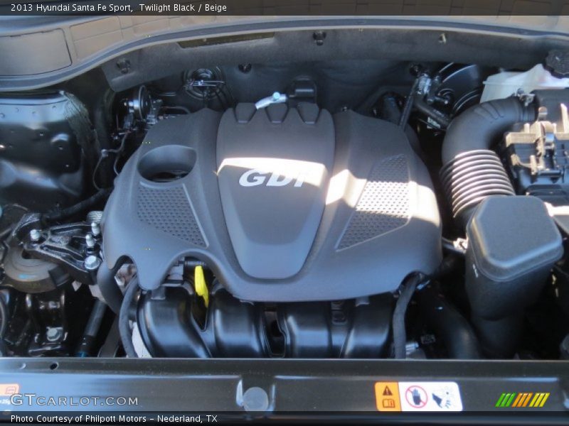 Twilight Black / Beige 2013 Hyundai Santa Fe Sport