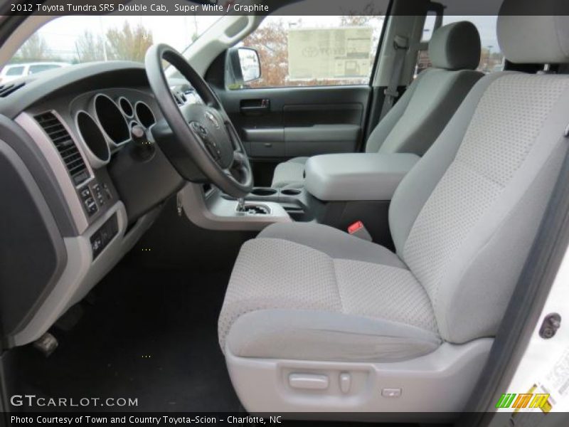 Super White / Graphite 2012 Toyota Tundra SR5 Double Cab