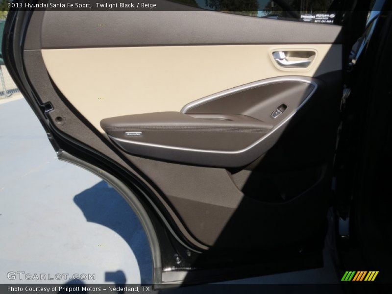 Twilight Black / Beige 2013 Hyundai Santa Fe Sport