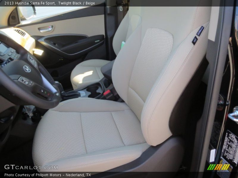 Twilight Black / Beige 2013 Hyundai Santa Fe Sport