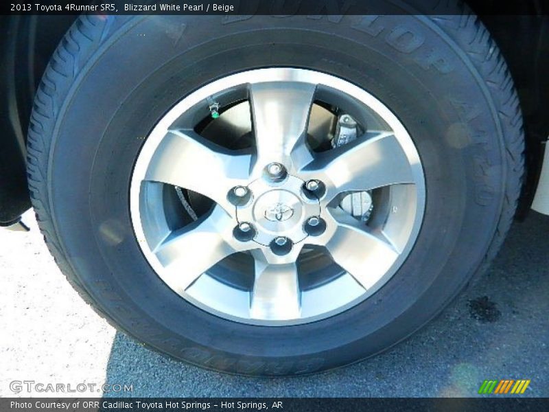 Blizzard White Pearl / Beige 2013 Toyota 4Runner SR5