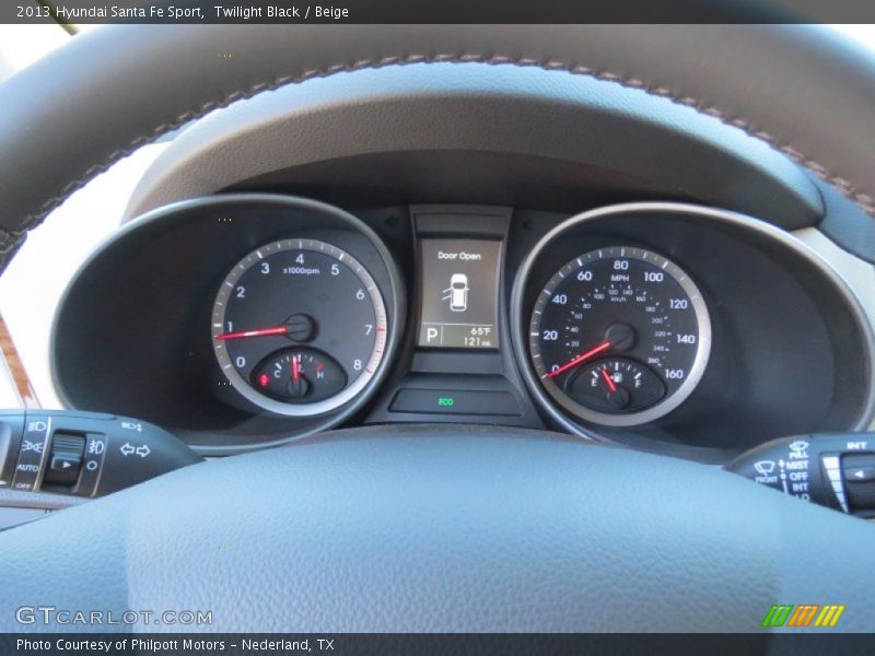 Twilight Black / Beige 2013 Hyundai Santa Fe Sport