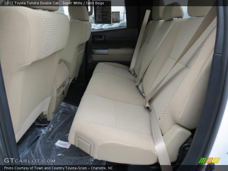 Super White / Sand Beige 2012 Toyota Tundra Double Cab