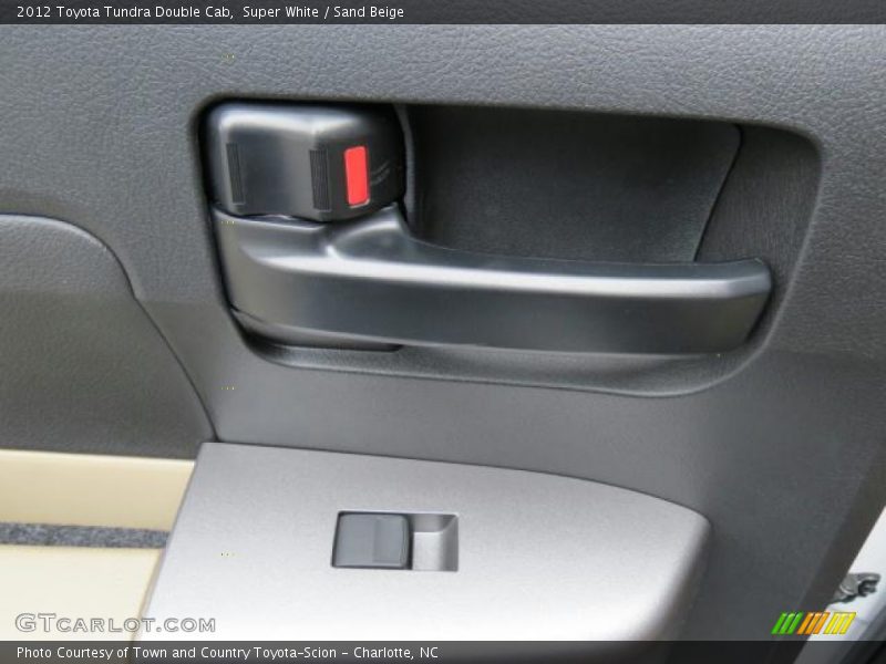 Super White / Sand Beige 2012 Toyota Tundra Double Cab