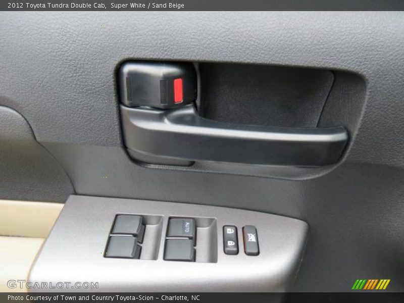 Super White / Sand Beige 2012 Toyota Tundra Double Cab