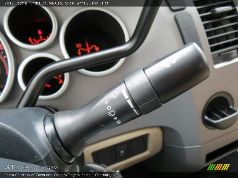 Super White / Sand Beige 2012 Toyota Tundra Double Cab