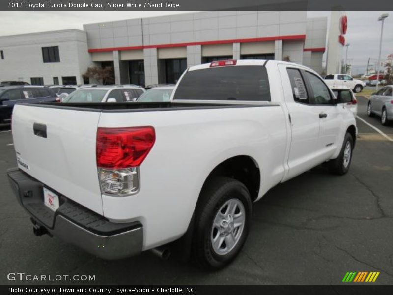 Super White / Sand Beige 2012 Toyota Tundra Double Cab