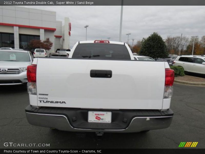 Super White / Sand Beige 2012 Toyota Tundra Double Cab