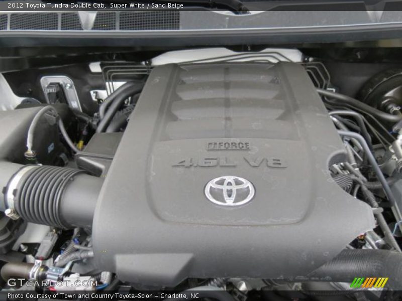 Super White / Sand Beige 2012 Toyota Tundra Double Cab