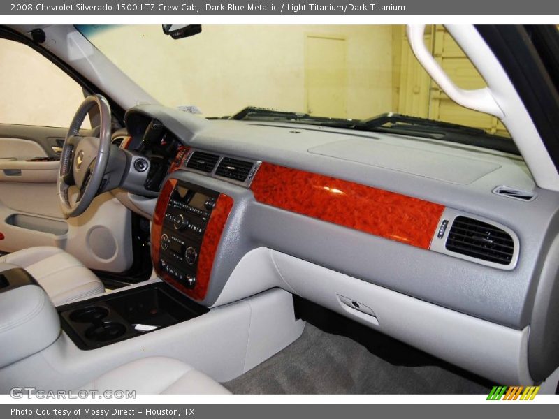 Dark Blue Metallic / Light Titanium/Dark Titanium 2008 Chevrolet Silverado 1500 LTZ Crew Cab