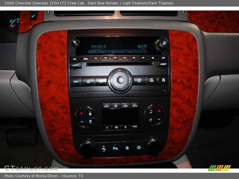 Dark Blue Metallic / Light Titanium/Dark Titanium 2008 Chevrolet Silverado 1500 LTZ Crew Cab