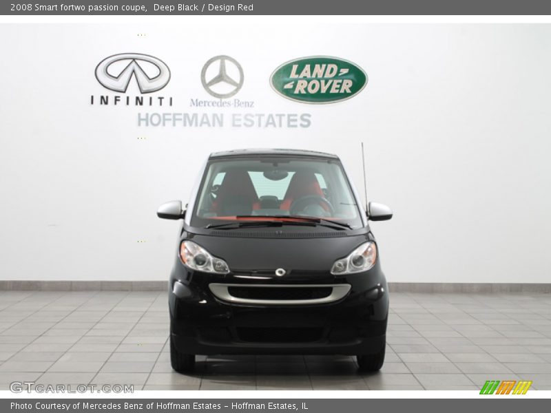 Deep Black / Design Red 2008 Smart fortwo passion coupe
