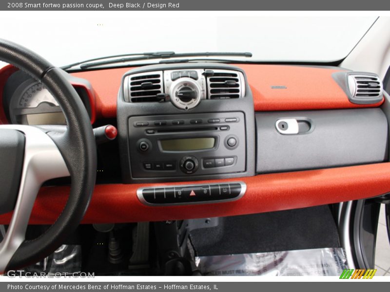 Deep Black / Design Red 2008 Smart fortwo passion coupe