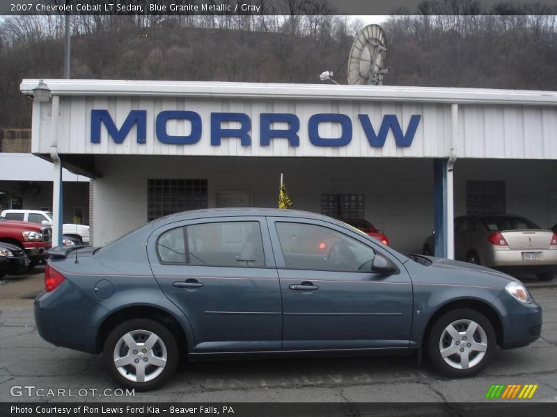 Blue Granite Metallic / Gray 2007 Chevrolet Cobalt LT Sedan