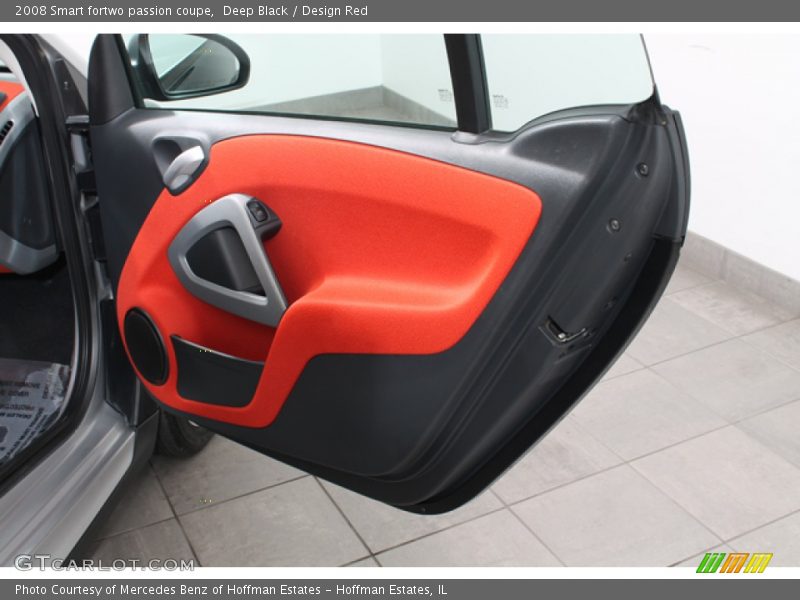 Deep Black / Design Red 2008 Smart fortwo passion coupe