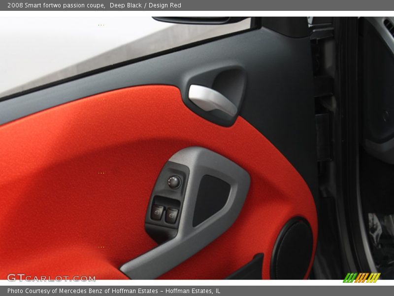 Deep Black / Design Red 2008 Smart fortwo passion coupe