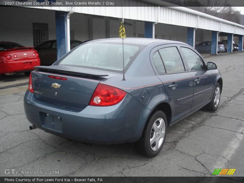 Blue Granite Metallic / Gray 2007 Chevrolet Cobalt LT Sedan
